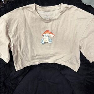 Frog Graphic Crop Top